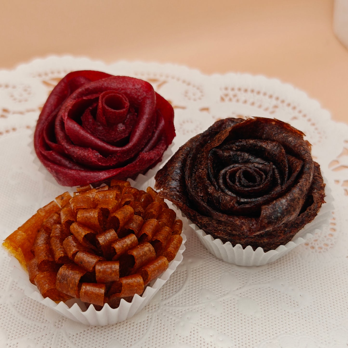 Single Rose Pastila – Customizable Fruit Leather Bloom